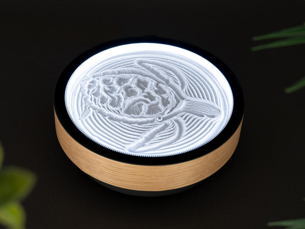 Magnetic sand painting