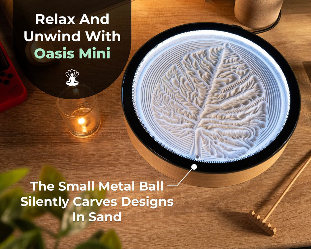 Magnetic sand painting